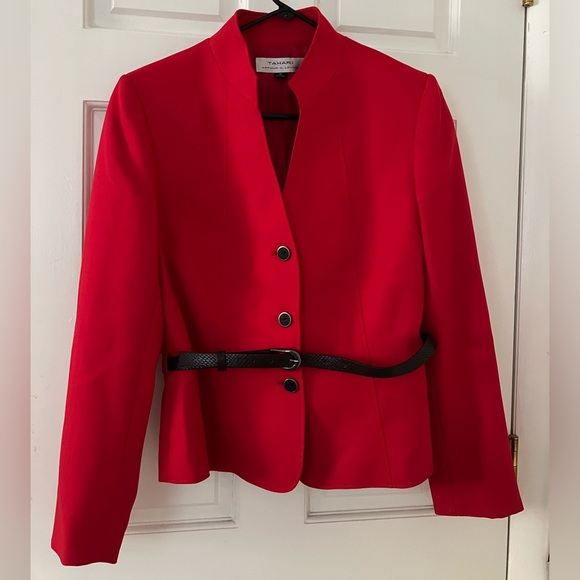 Tahari Blazer with Belt - Picture 1 of 3